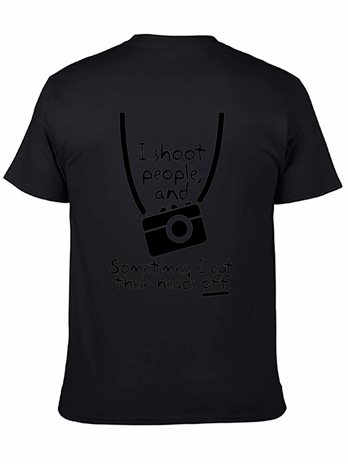 Humorous Photographer T-Shirt: I Shoot People Camera Graphic product image 4