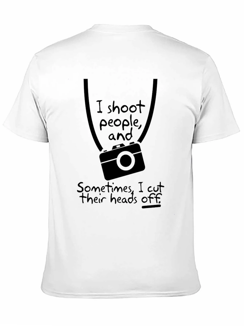 Humorous Photographer T-Shirt: I Shoot People Camera Graphic product image 9