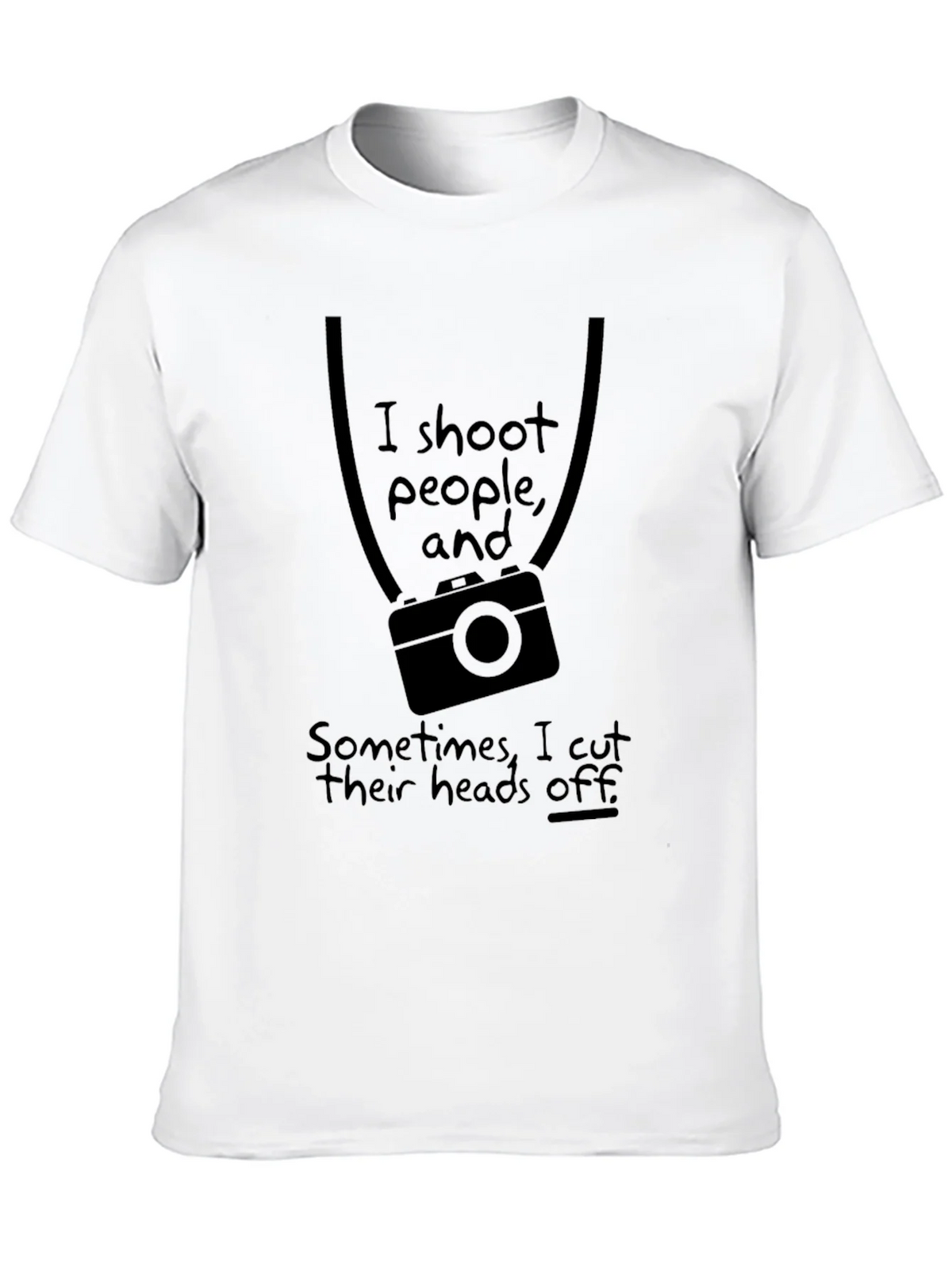 Humorous Photographer T-Shirt: I Shoot People Camera Graphic product image 8