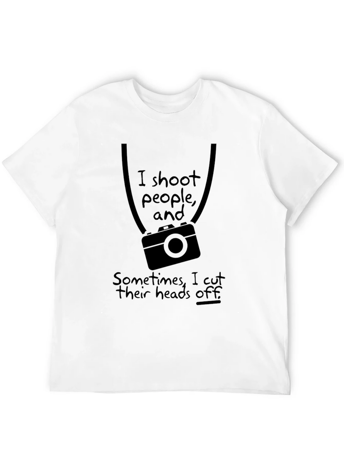 Humorous Photographer T-Shirt: I Shoot People Camera Graphic product image 10
