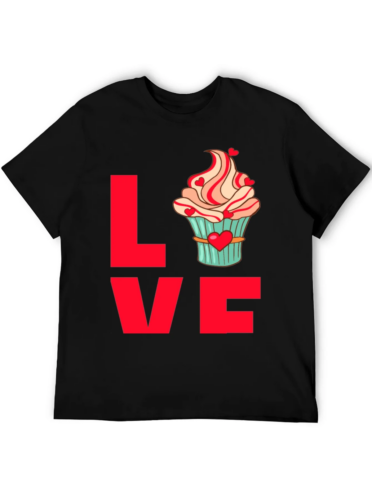 Love Cupcake T-Shirt | Cute Valentines Day Tee product image 5