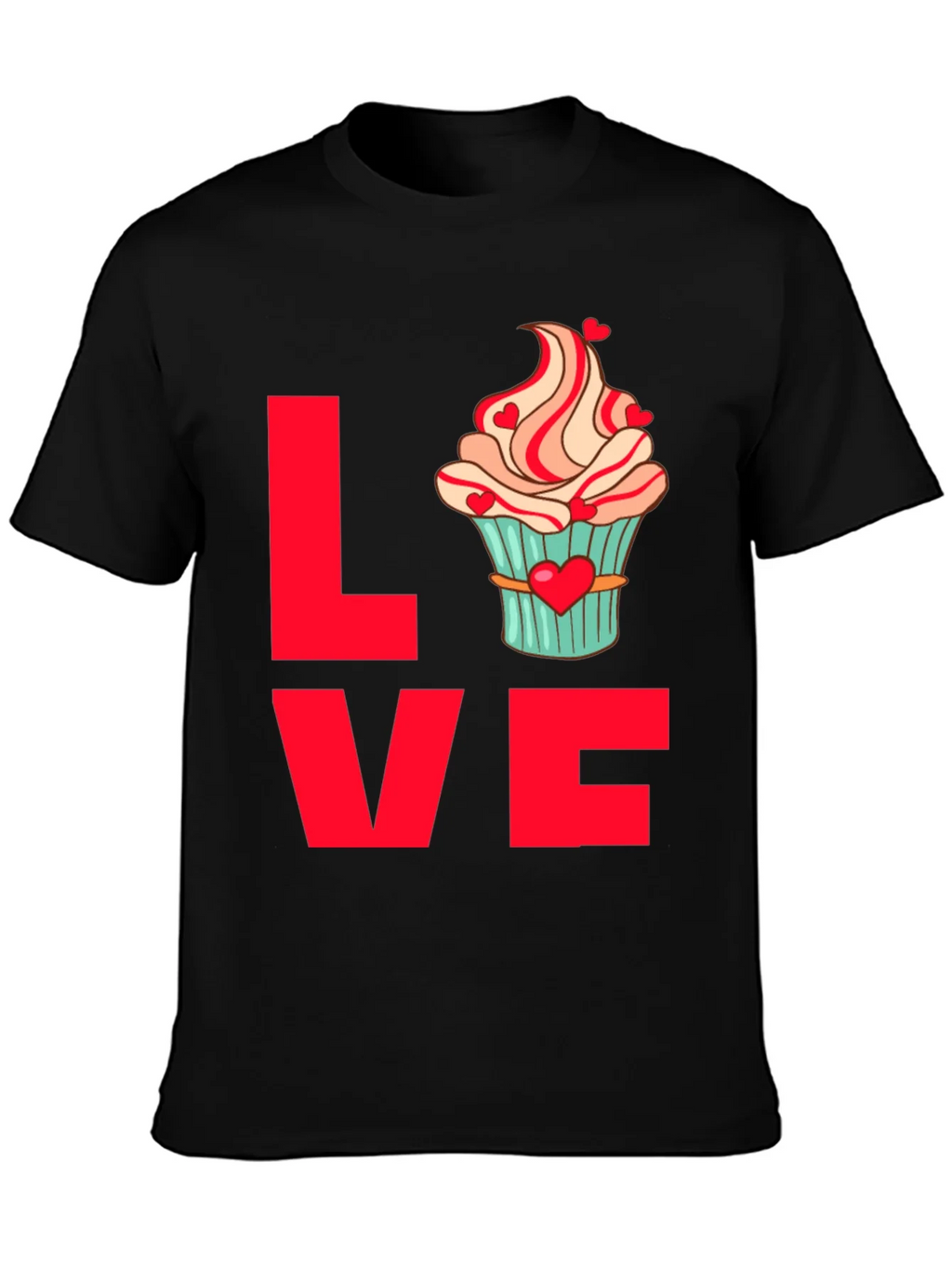 Love Cupcake T-Shirt | Cute Valentines Day Tee product image 3