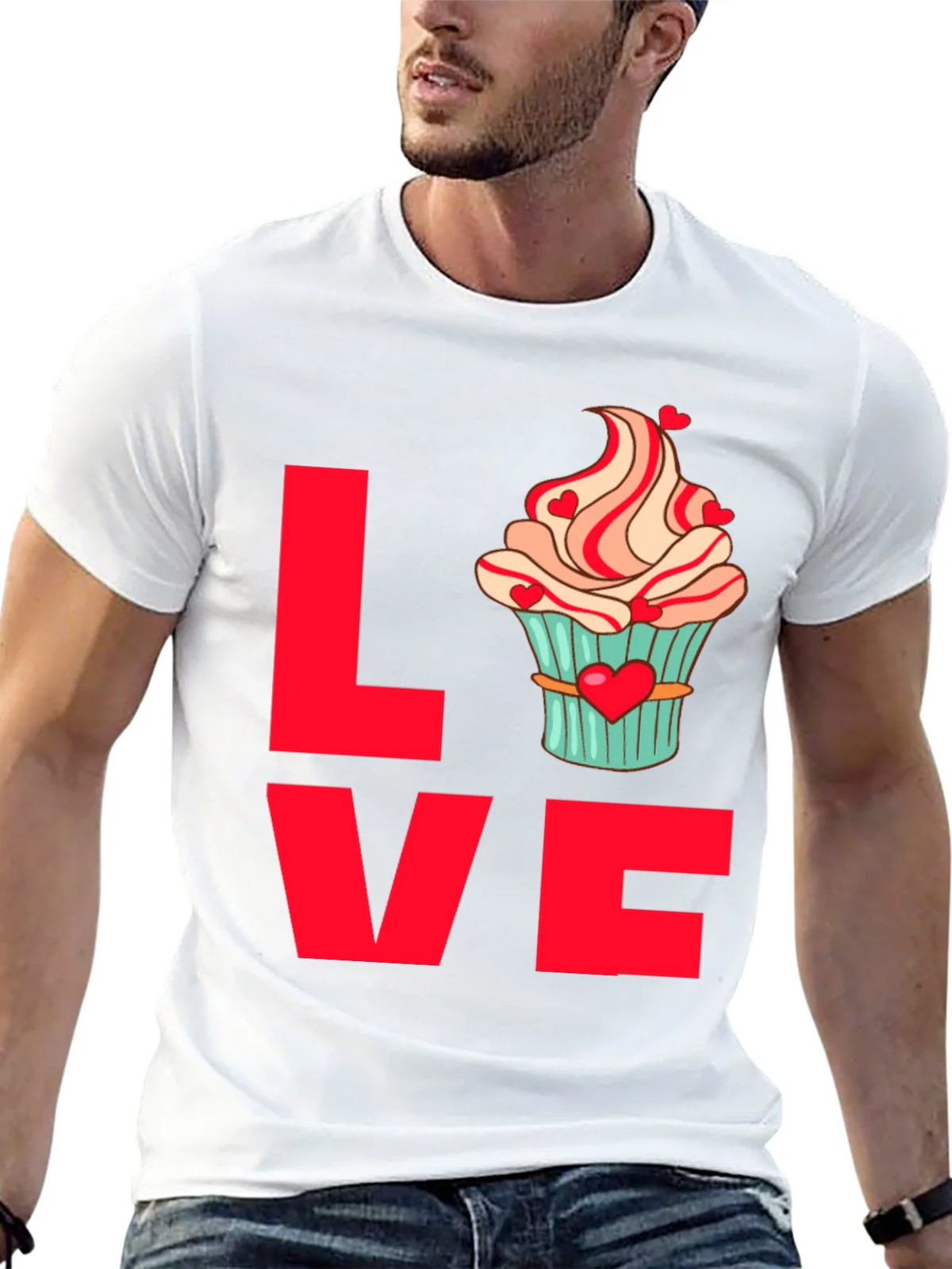 Love Cupcake T-Shirt | Cute Valentines Day Tee product image 12