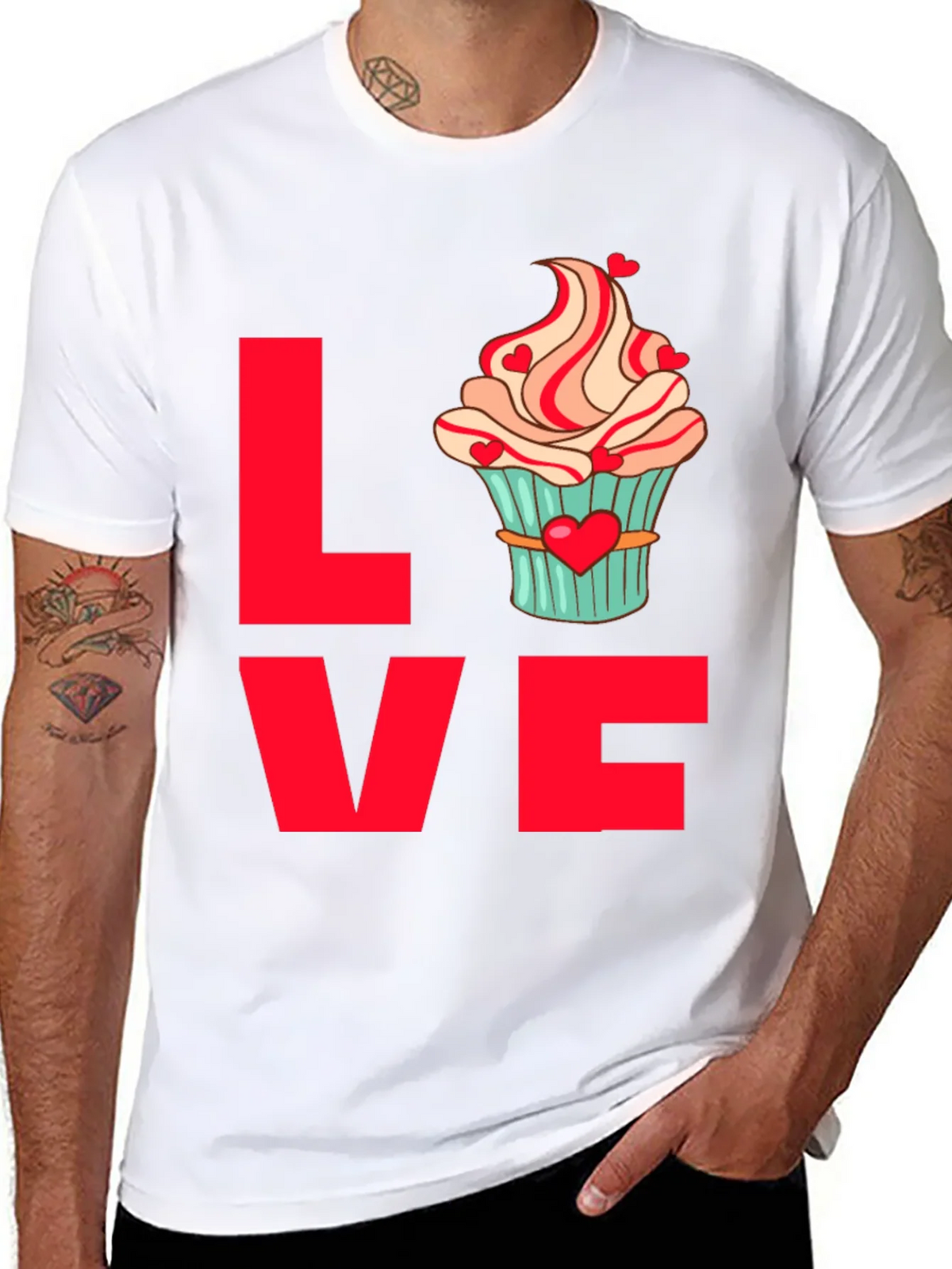 Love Cupcake T-Shirt | Cute Valentines Day Tee product image 7