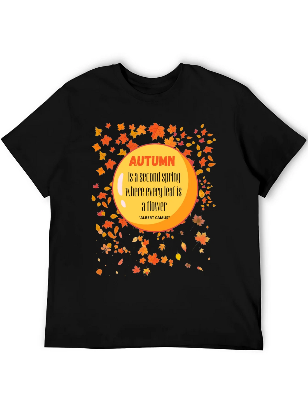 Autumn Leaves Graphic T-Shirt - Trendy Fall Apparel product image 5