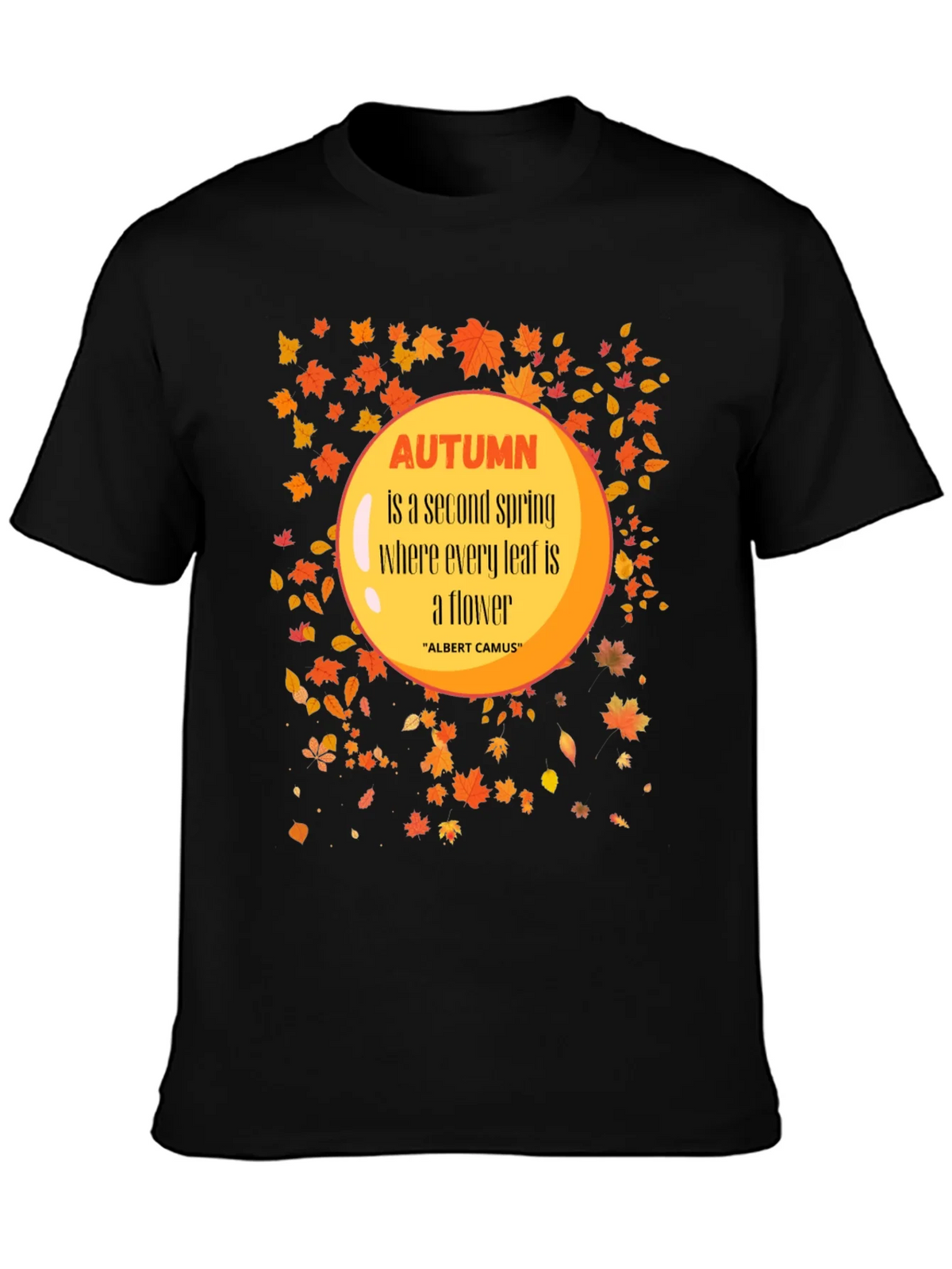 Autumn Leaves Graphic T-Shirt - Trendy Fall Apparel product image 3