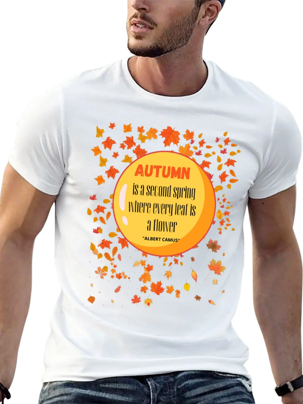 Autumn Leaves Graphic T-Shirt - Trendy Fall Apparel product image 12