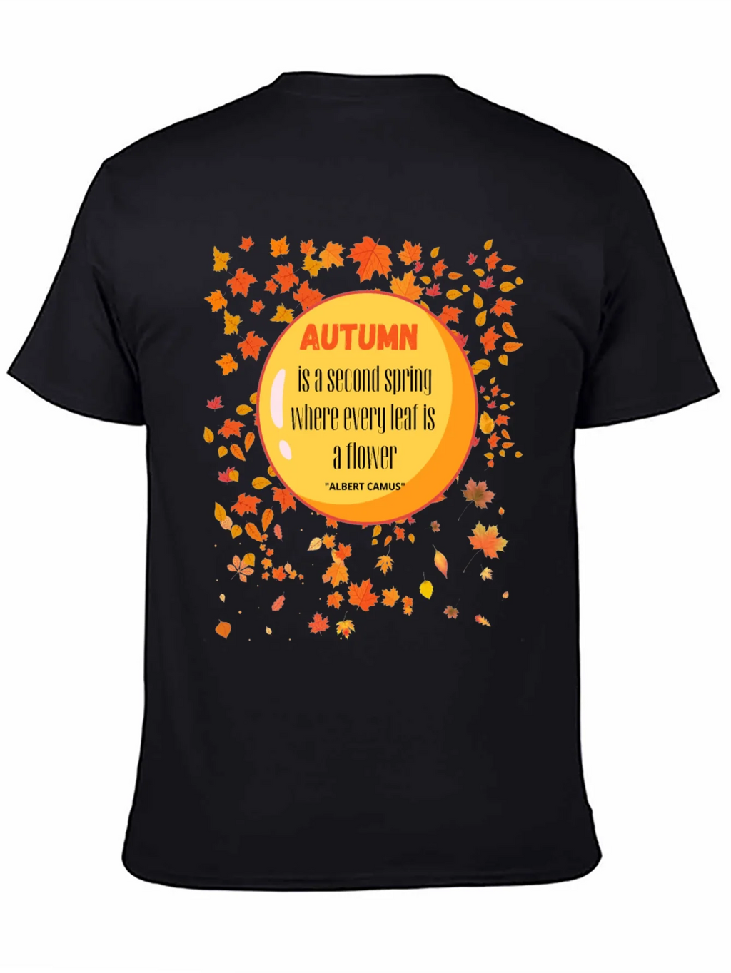 Autumn Leaves Graphic T-Shirt - Trendy Fall Apparel product image 4