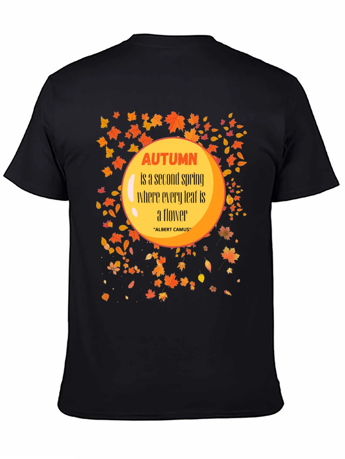 Autumn Leaves Graphic T-Shirt - Trendy Fall Apparel product image 4