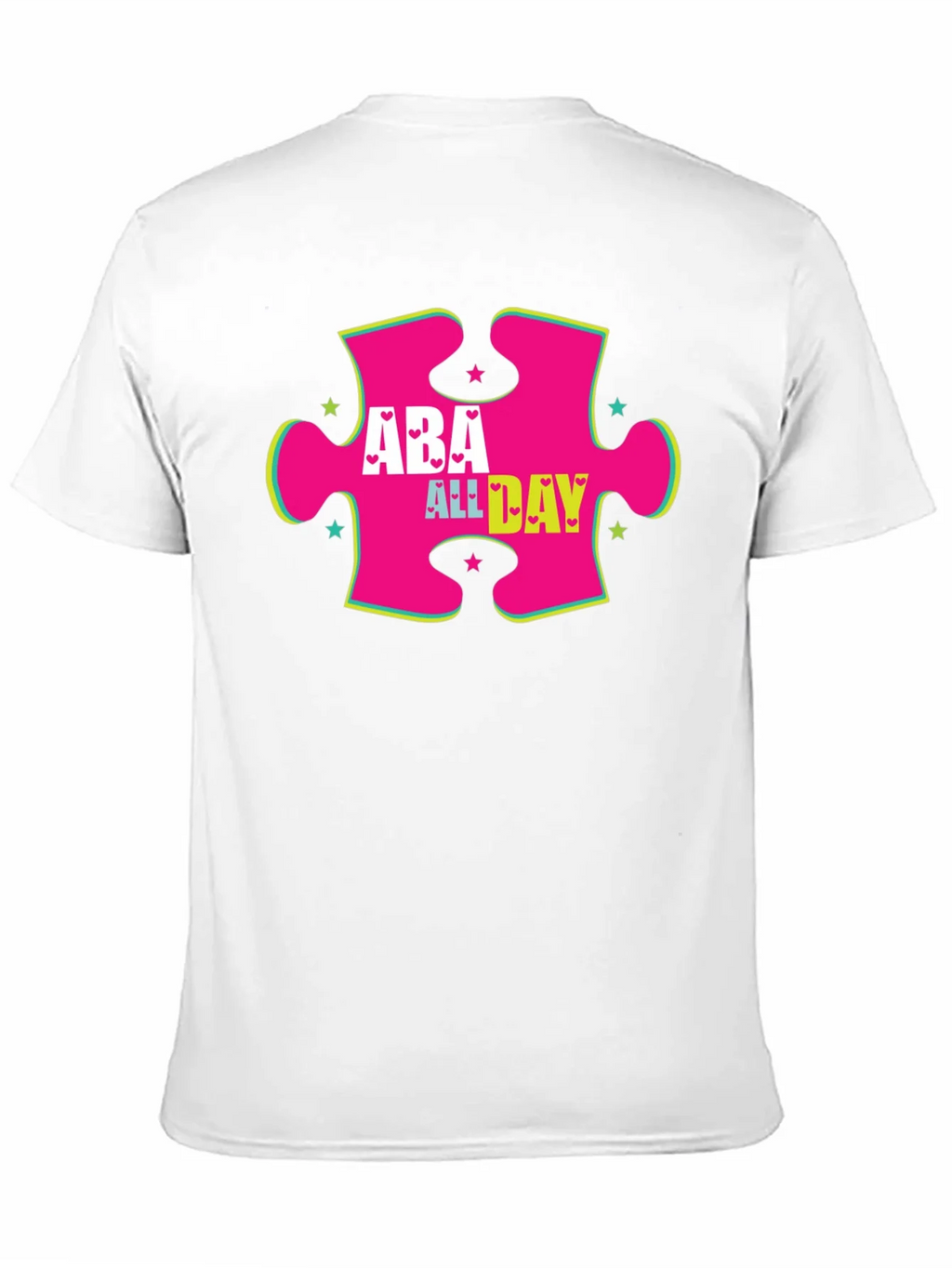 ABA All Day Autism Awareness T-Shirt product image 7