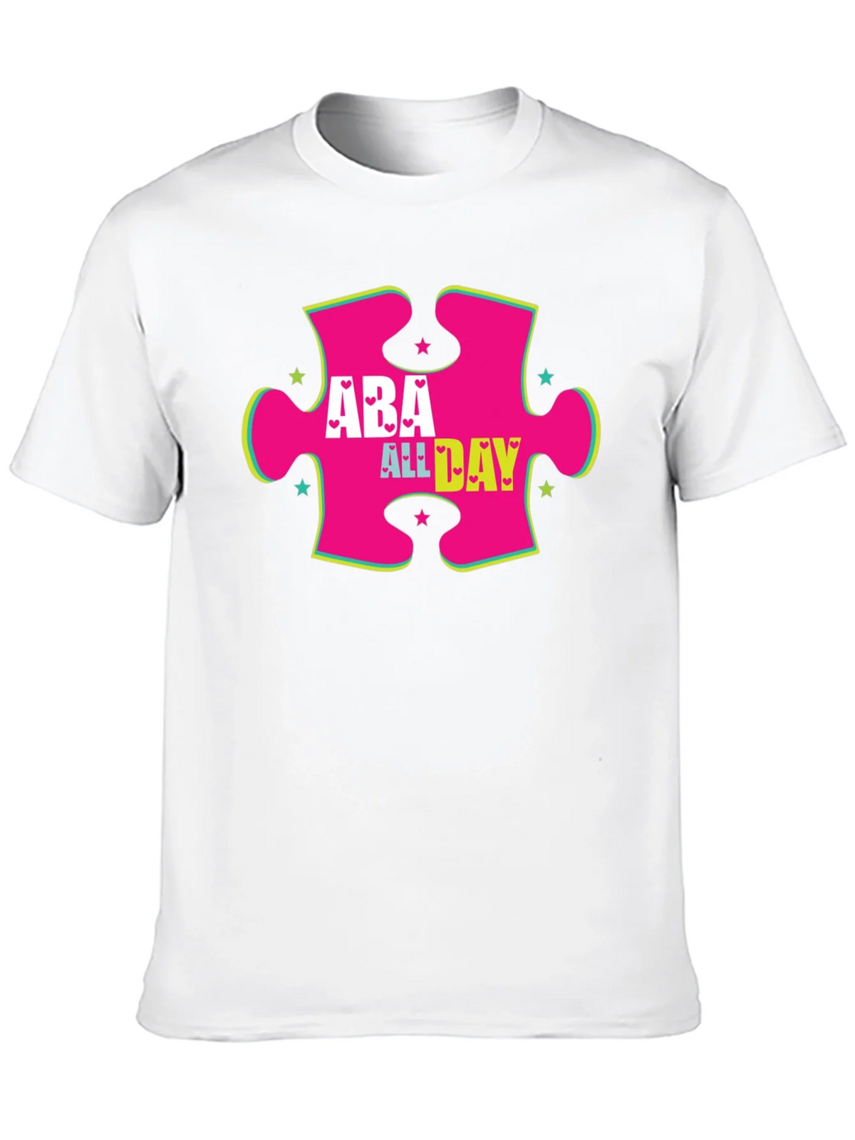 ABA All Day Autism Awareness T-Shirt product image 6