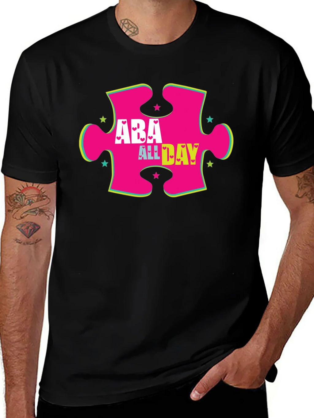 ABA All Day Autism Awareness T-Shirt product image 1
