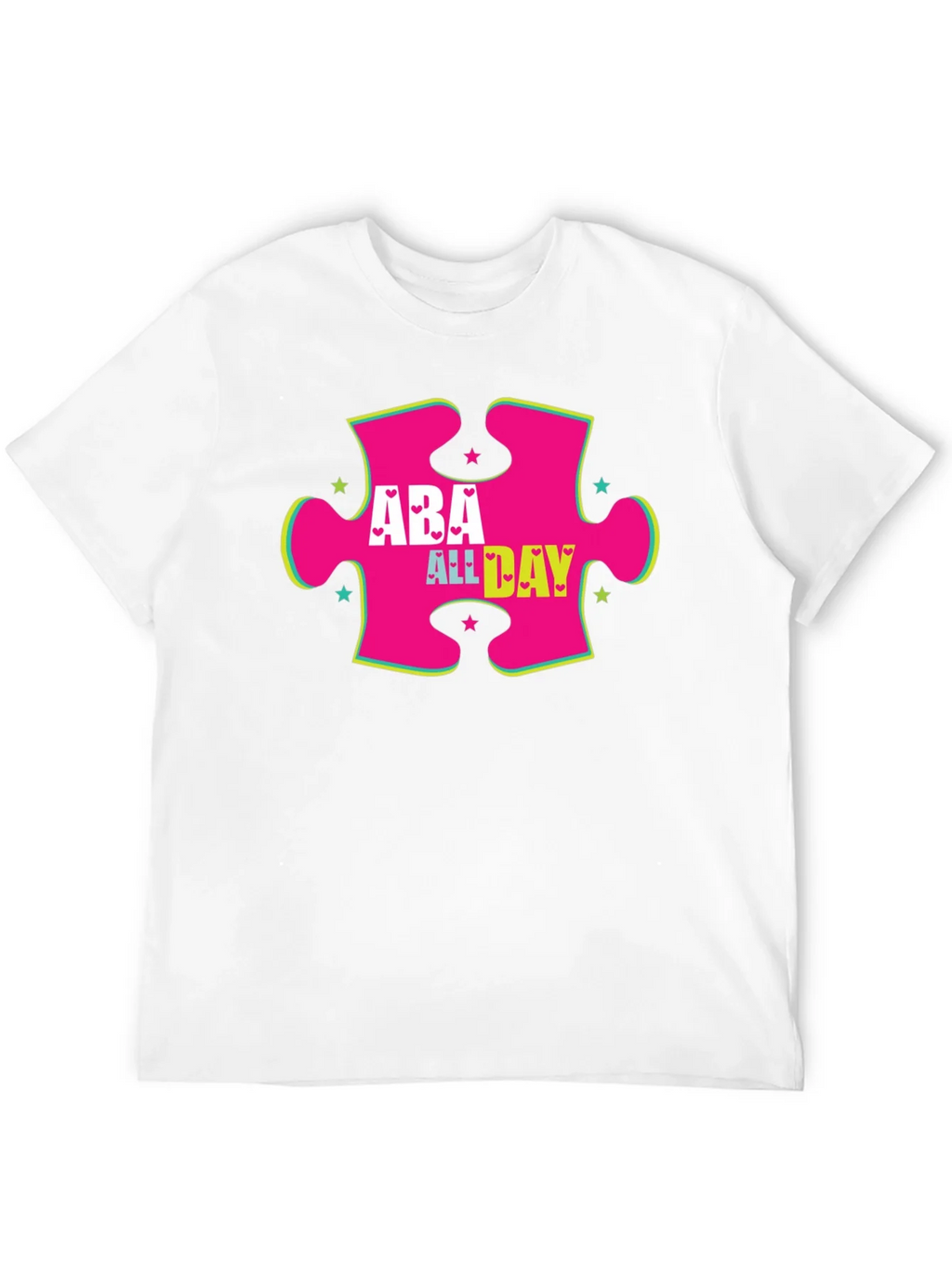 ABA All Day Autism Awareness T-Shirt product image 8