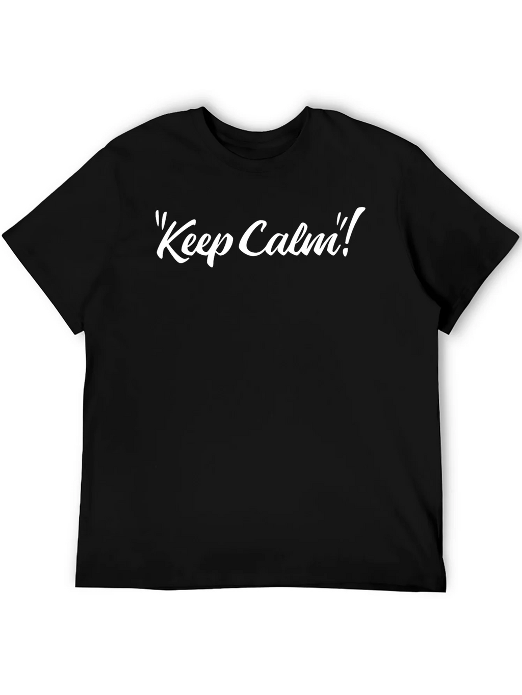 Keep Calm Black T-Shirt - Stylish Comfort product image 5