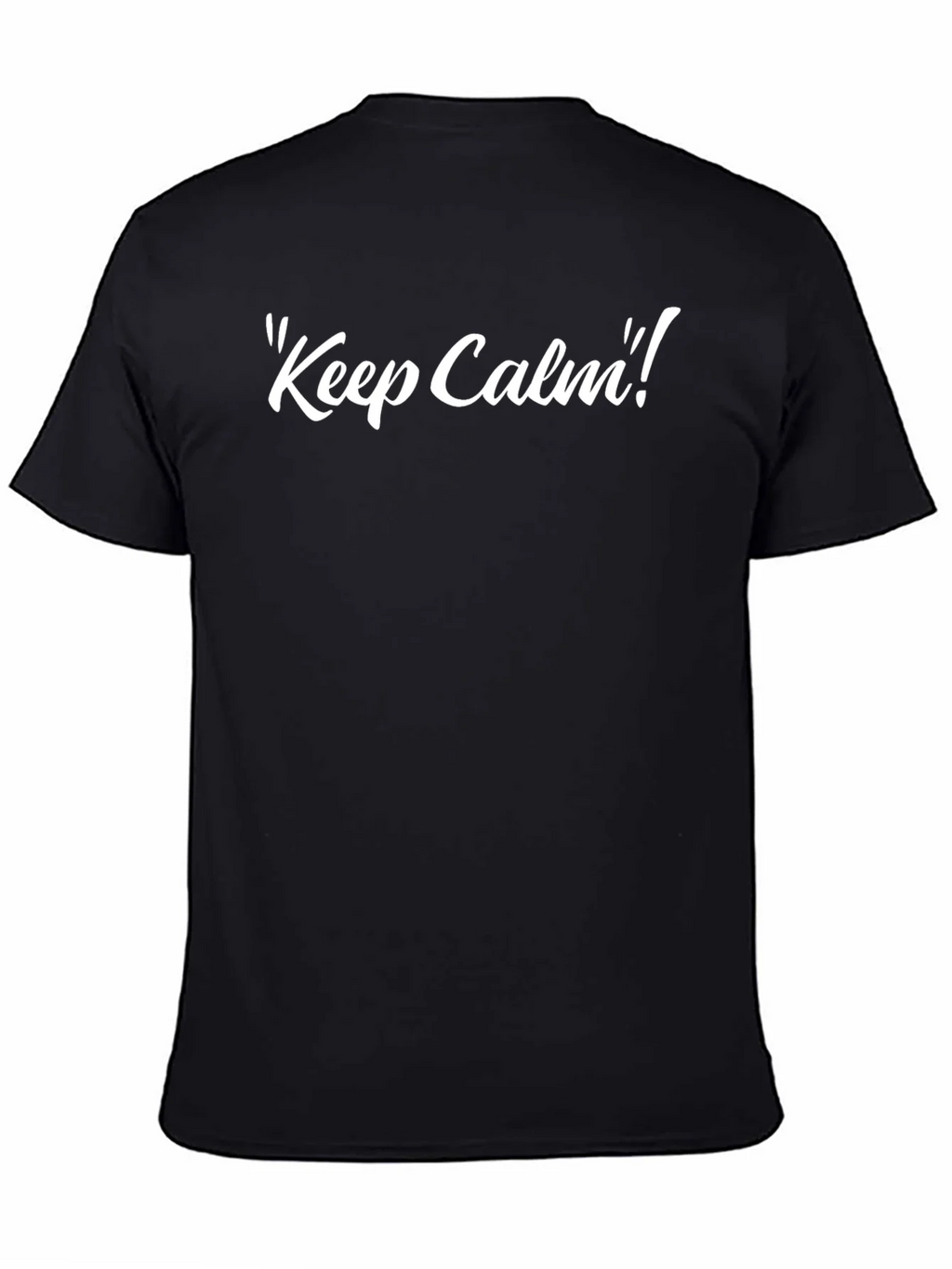 Keep Calm Black T-Shirt - Stylish Comfort product image 4