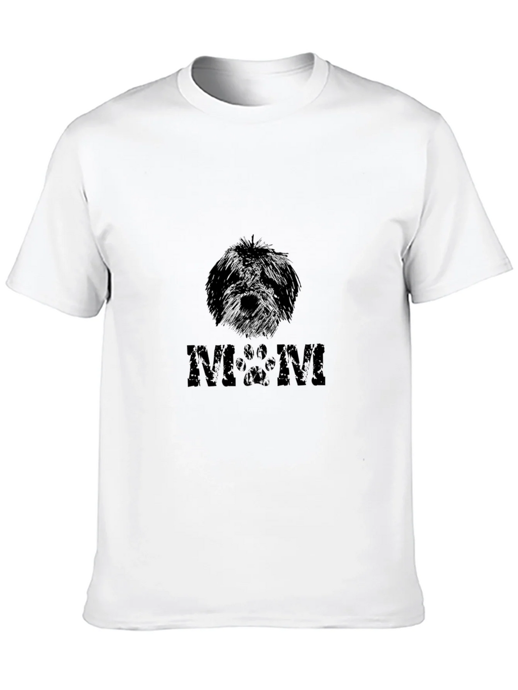 Dog Mom T-Shirt Paw Print Design product image 9