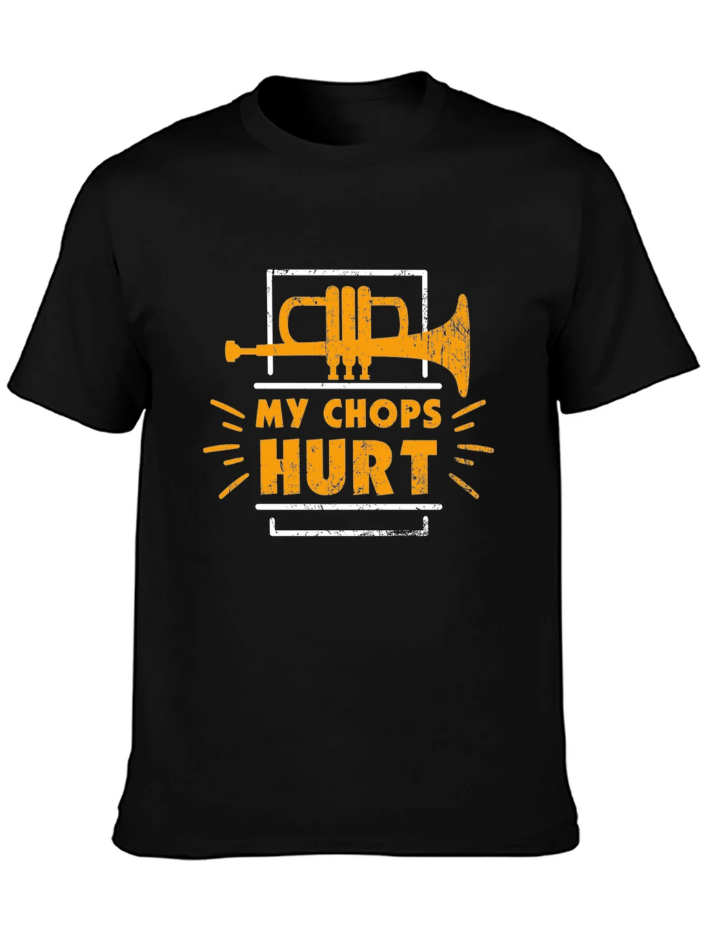 My Chops Hurt Trumpet Graphic Tee product image 3