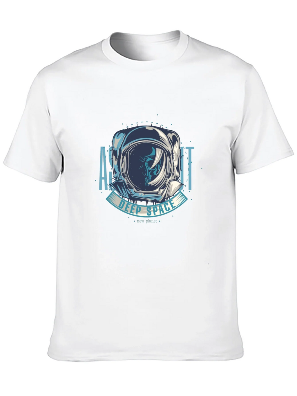 Astronaut Deep Space Graphic T-Shirt - Black product image 8