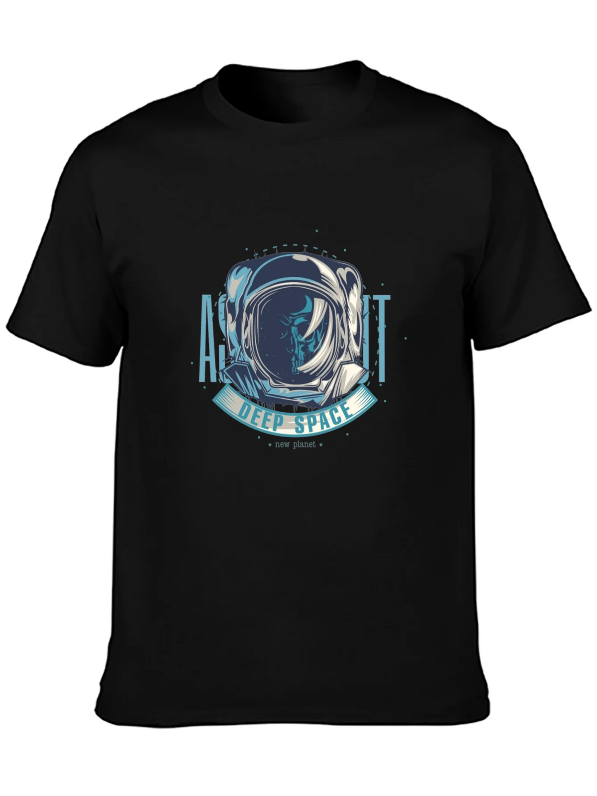 Astronaut Deep Space Graphic T-Shirt - Black product image 3