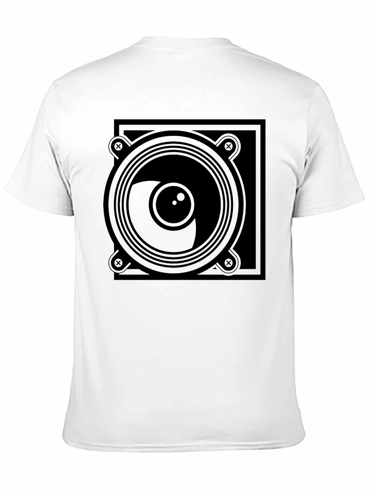 Speaker Graphic Black T-Shirt product image 10