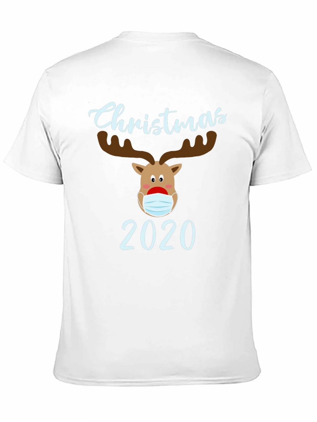 Christmas 2020 Masked Reindeer Graphic T-Shirt product image 10