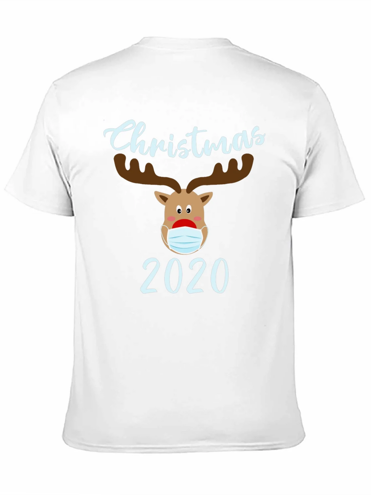 Christmas 2020 Masked Reindeer Graphic T-Shirt product image 10