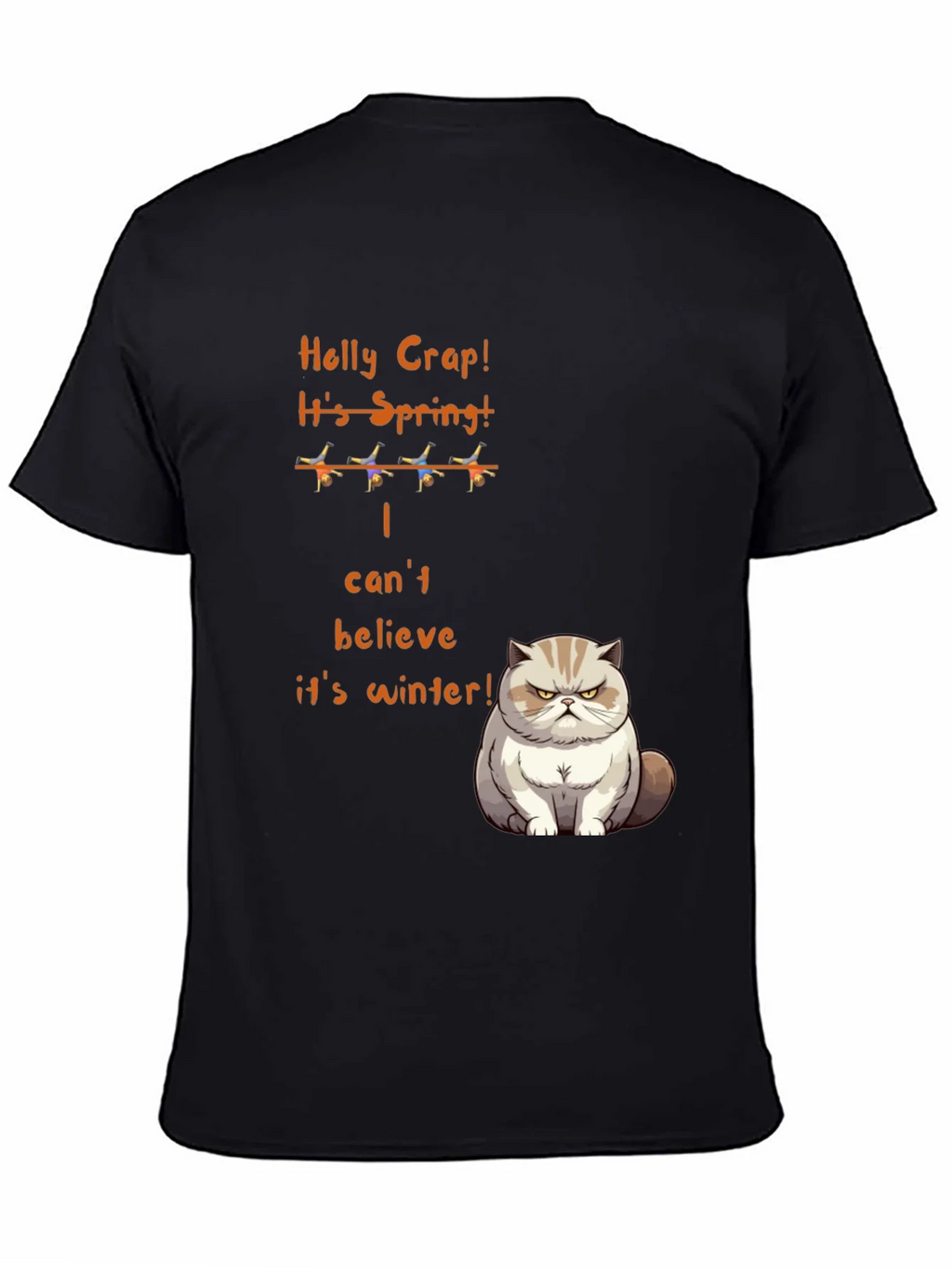 Funny Grumpy Cat Spring T-Shirt product image 3