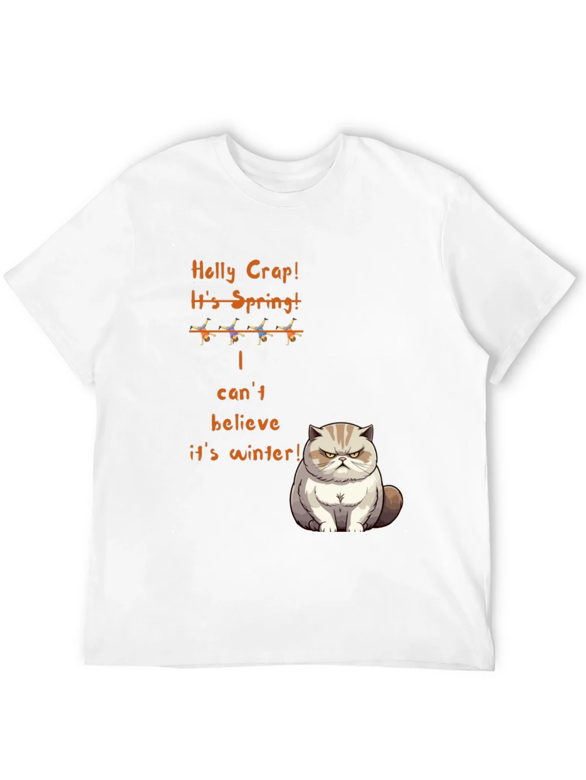 Funny Grumpy Cat Spring T-Shirt product image 9