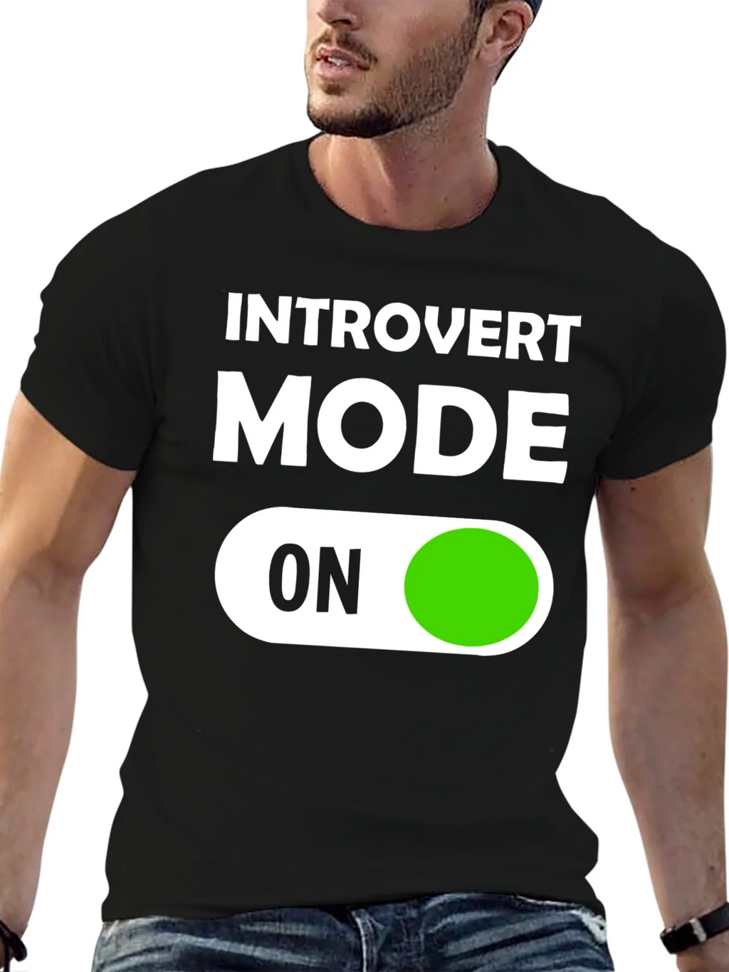 Introvert Mode On Graphic T-Shirt product image 5