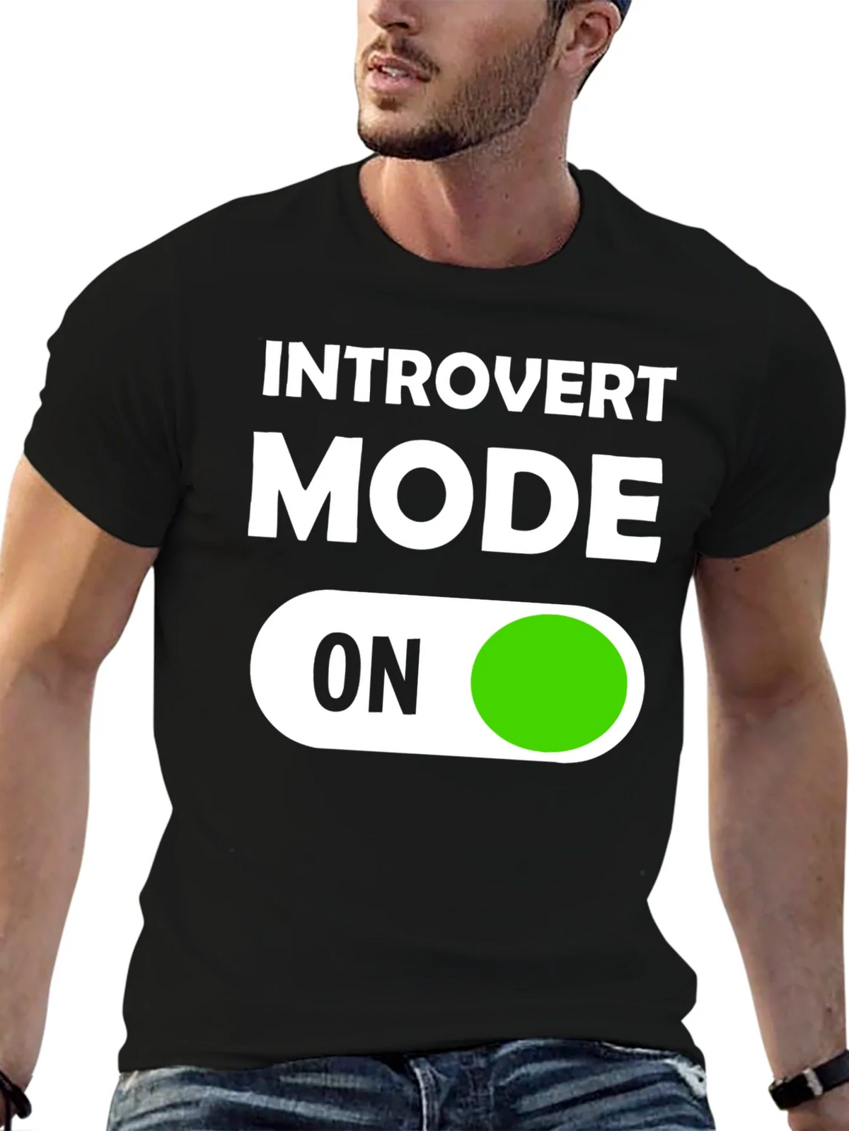 Introvert Mode On Graphic T-Shirt product image 5