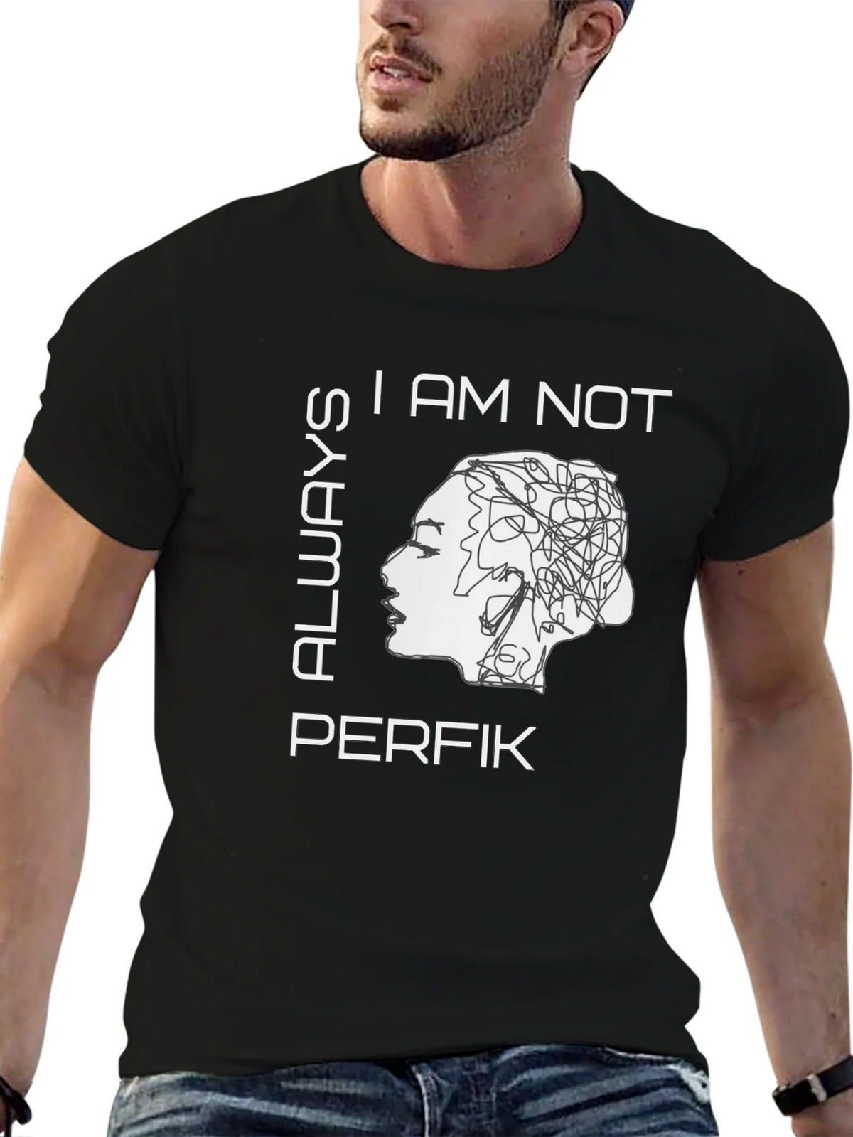 I Am Not Always Perfik Graphic Tee product image 6
