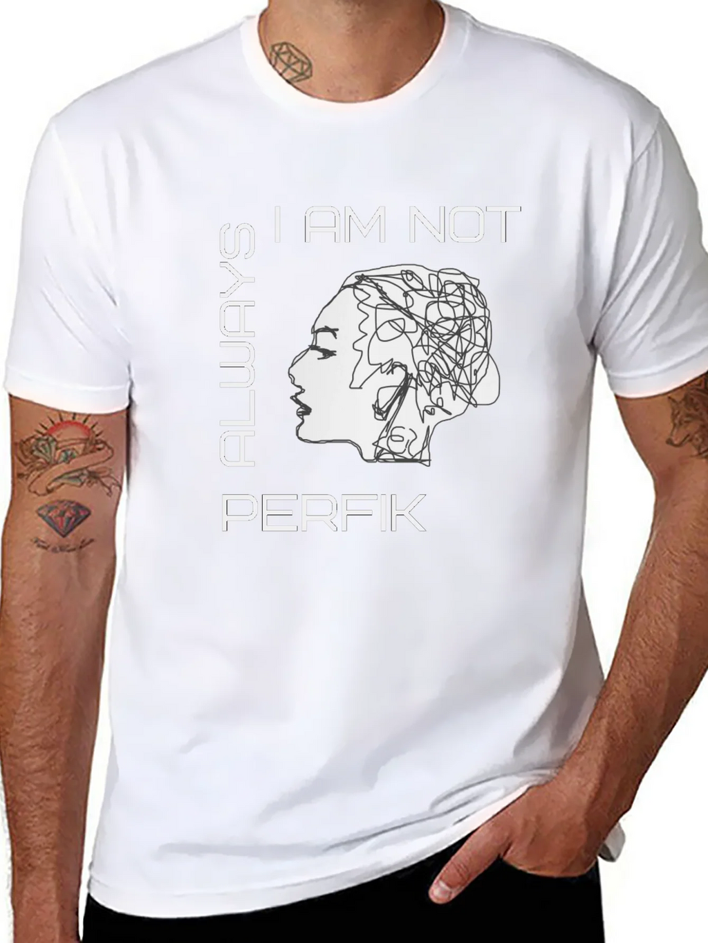 I Am Not Always Perfik Graphic Tee product image 7