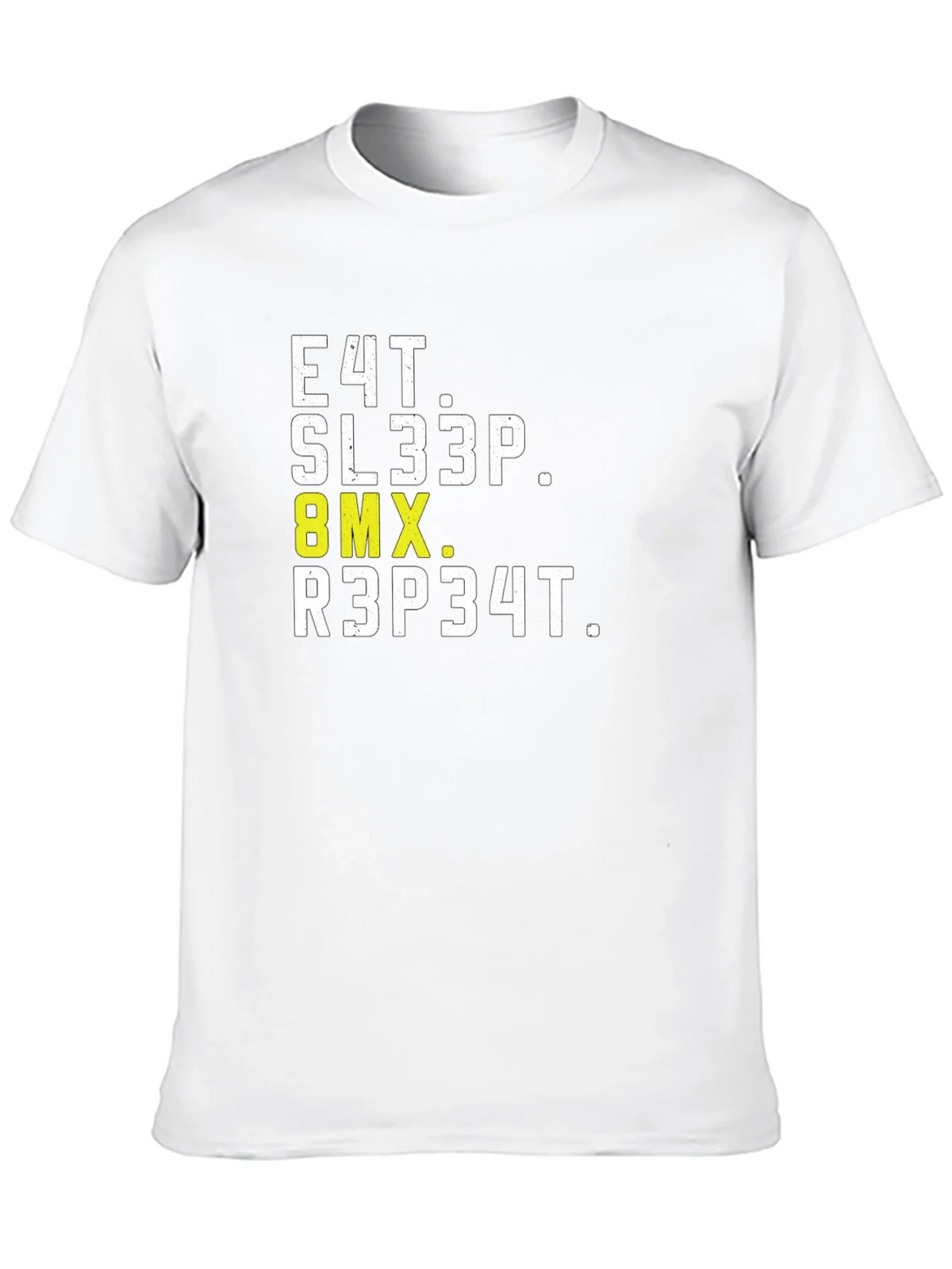 Eat Sleep BMX Repeat Black Graphic T-Shirt product image 8