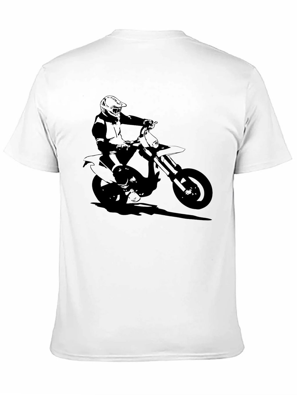 Black Motorcycle Rider Graphic Tee product image 9