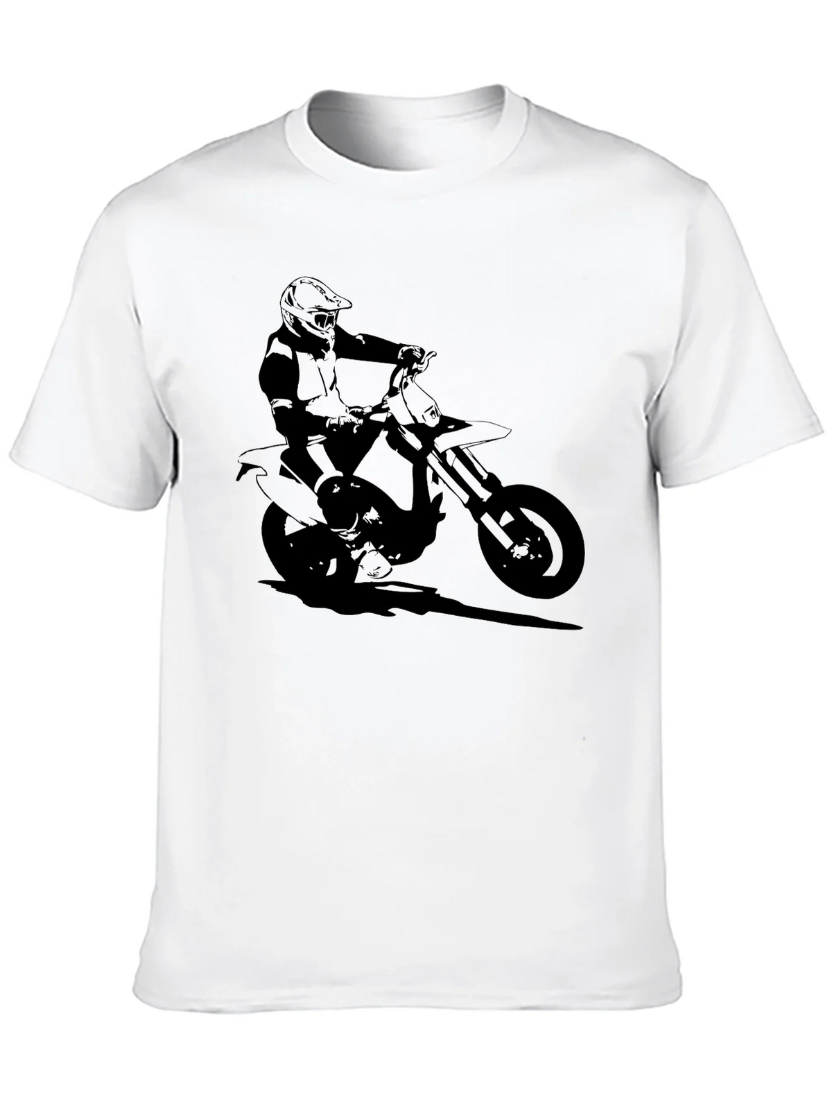 Black Motorcycle Rider Graphic Tee product image 8