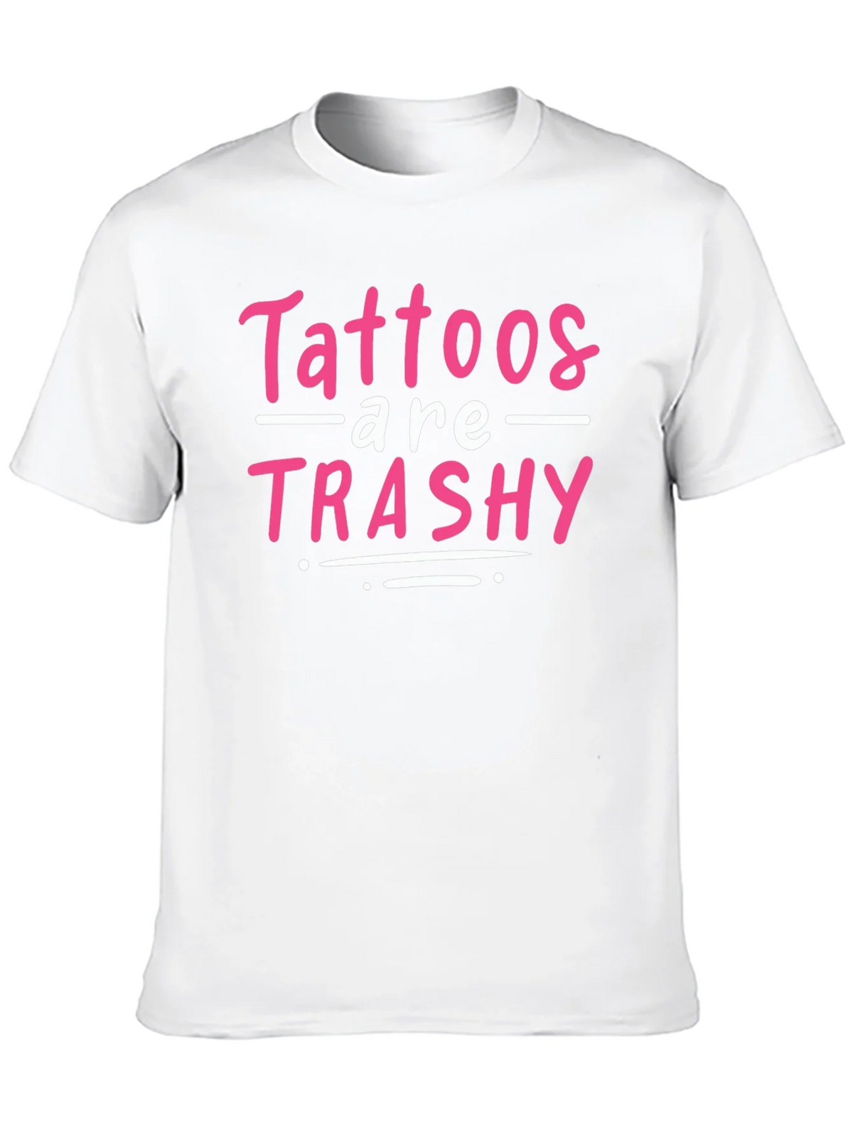 Tattoos are Trashy Graphic Tee product image 5