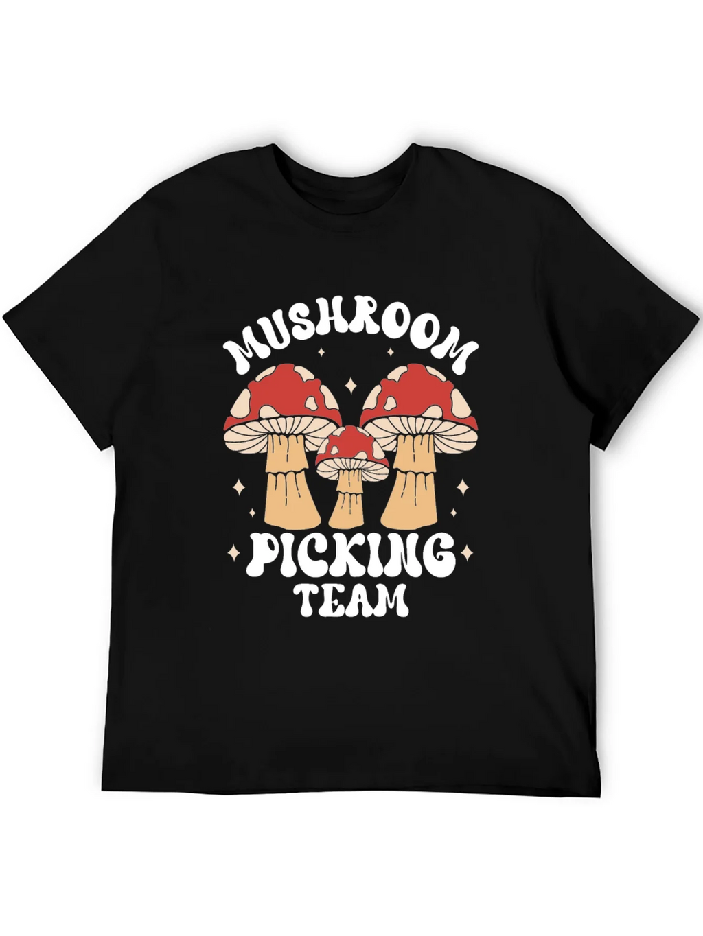 Mushroom Picking Team Graphic T-Shirt product image 5
