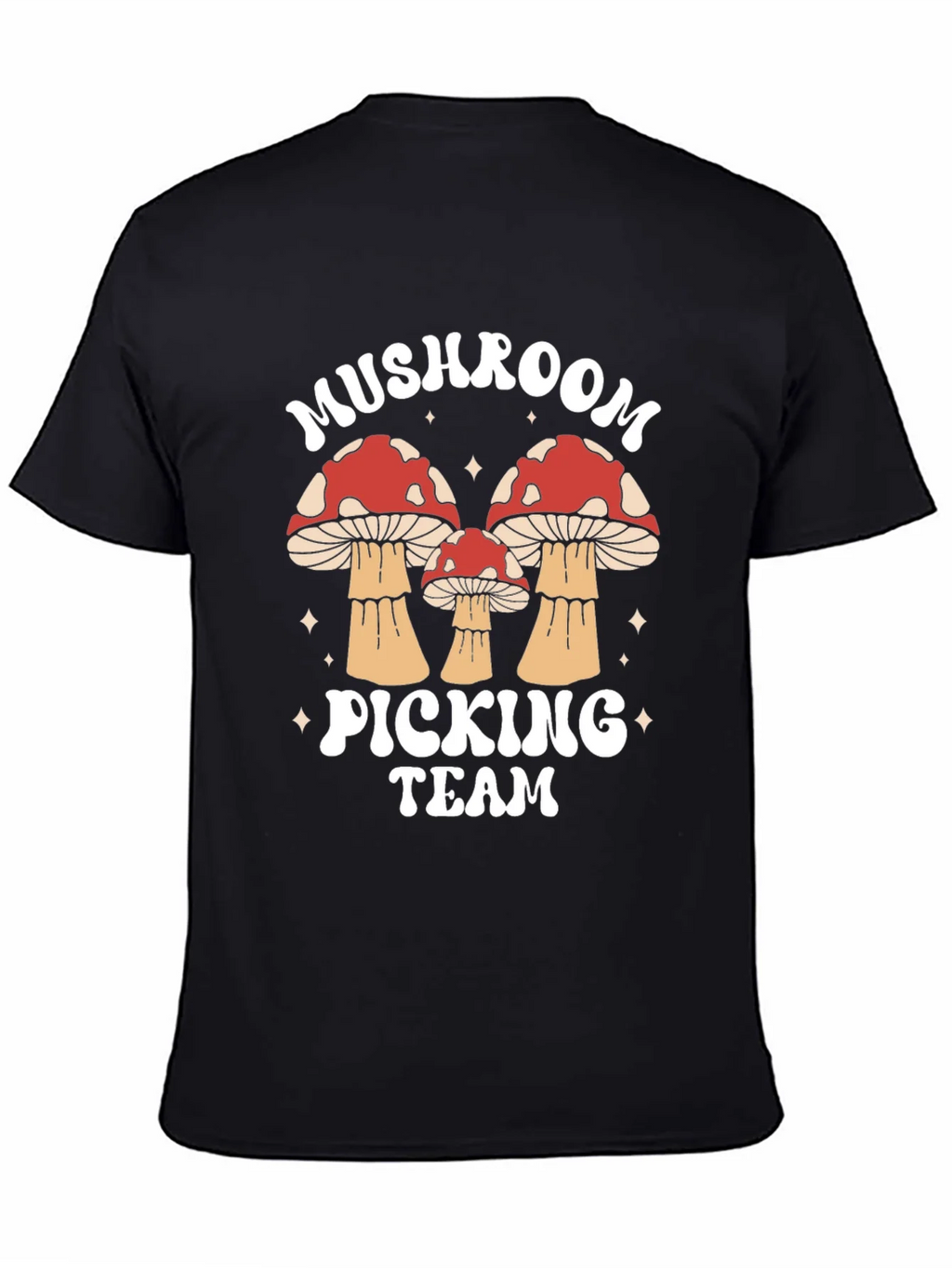 Mushroom Picking Team Graphic T-Shirt product image 4