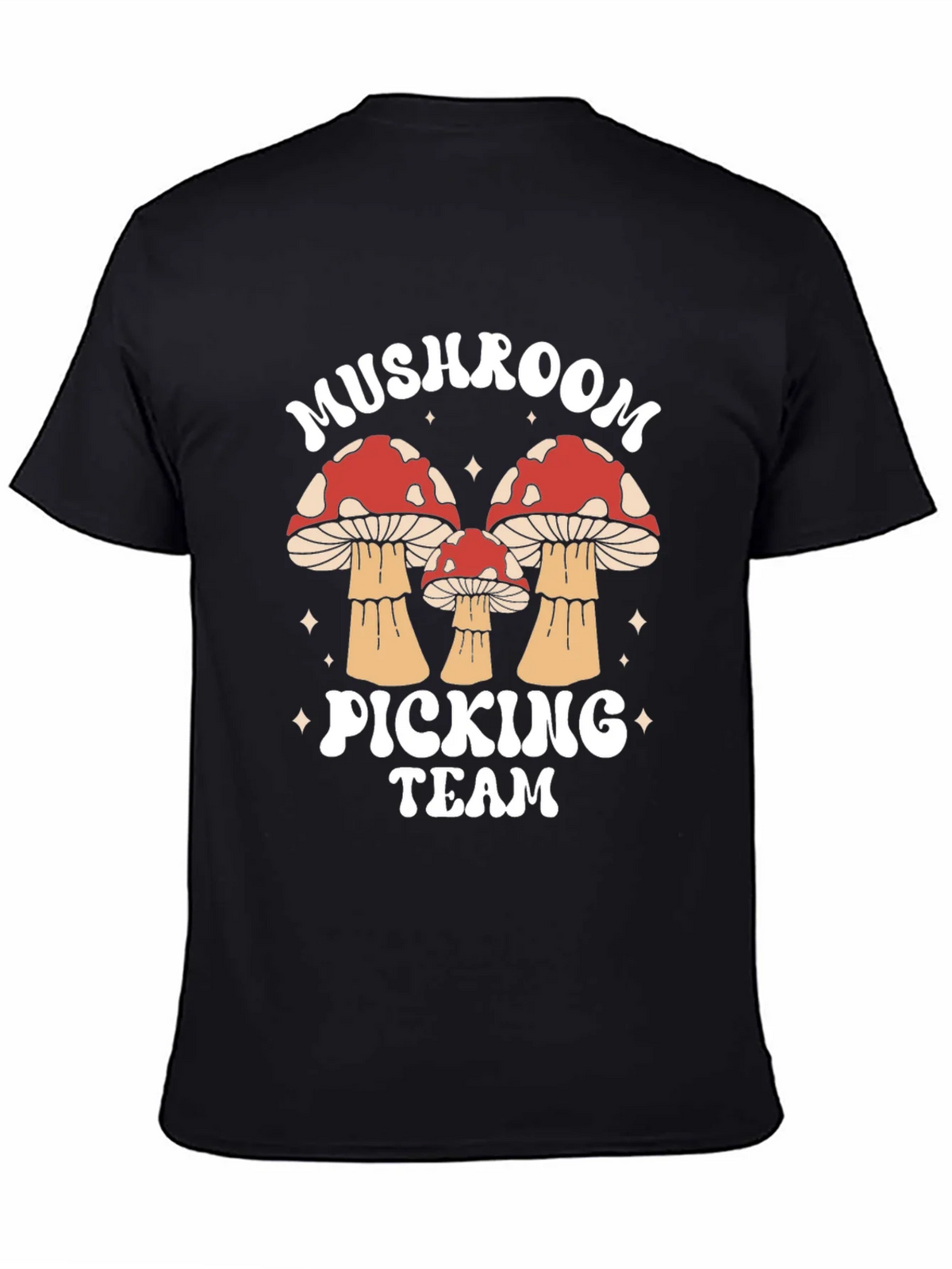 Mushroom Picking Team Graphic T-Shirt product image 4