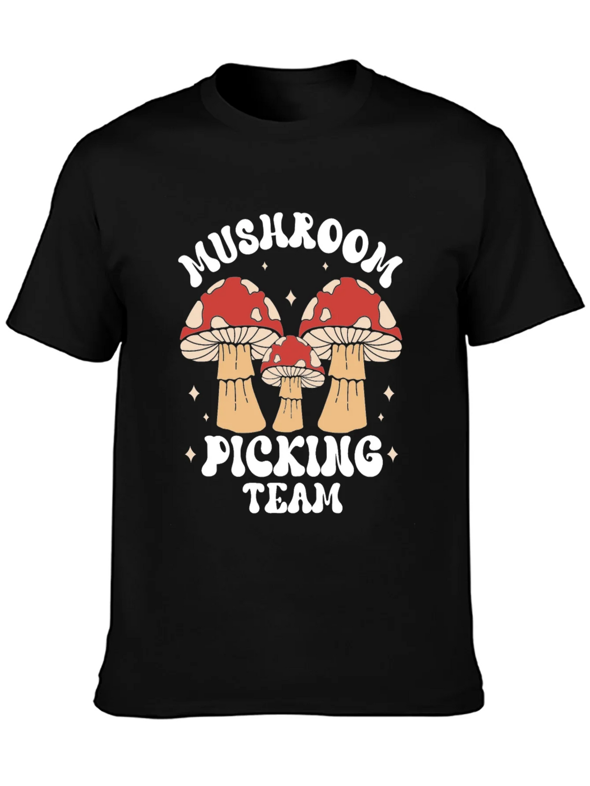 Mushroom Picking Team Graphic T-Shirt product image 3