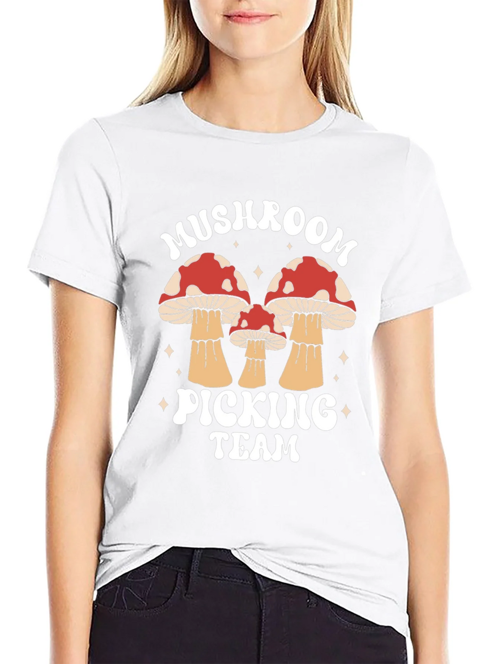 Mushroom Picking Team Graphic T-Shirt product image 8