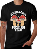 Mushroom Picking Team Graphic T-Shirt product image 1