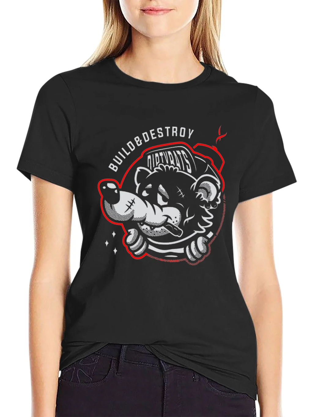 Build & Destroy Dirty Rats Graphic T-Shirt product image 2