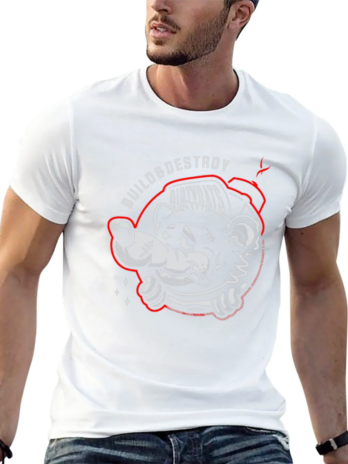 Build & Destroy Dirty Rats Graphic T-Shirt product image 11
