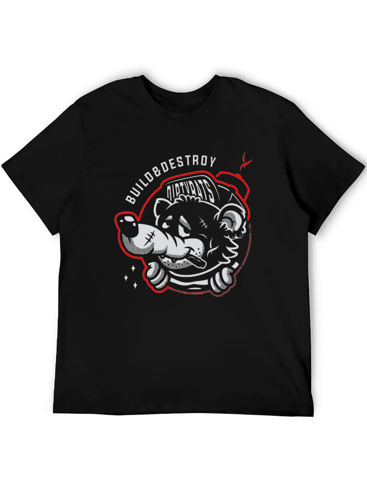Build & Destroy Dirty Rats Graphic T-Shirt product image 4