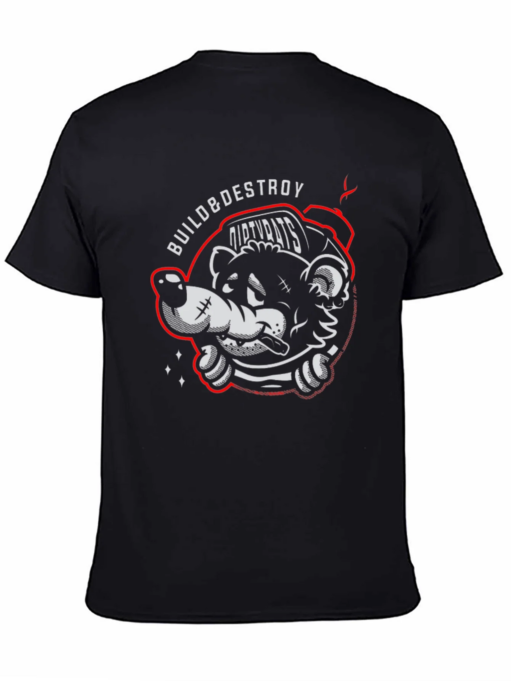 Build & Destroy Dirty Rats Graphic T-Shirt product image 3