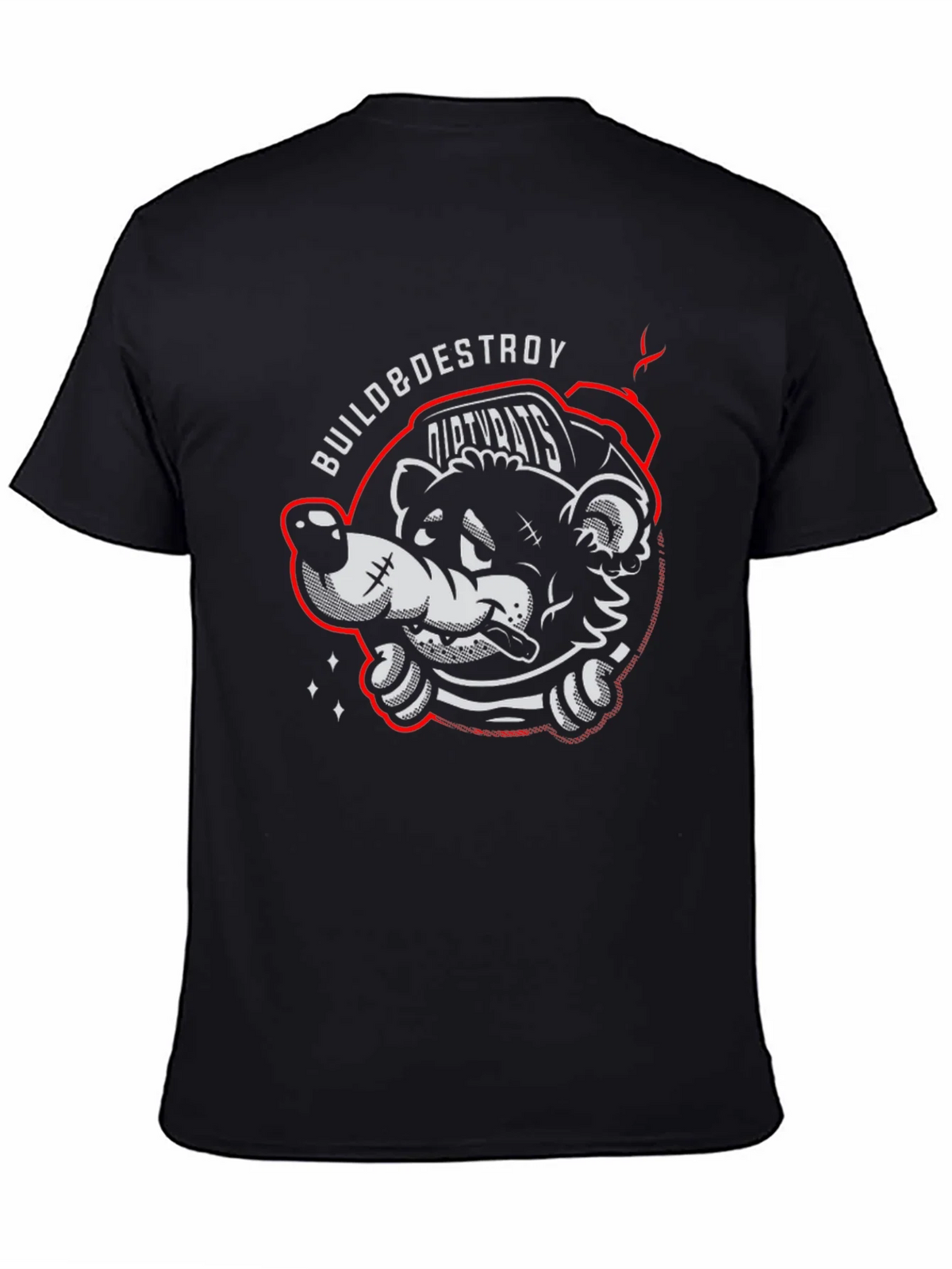 Build & Destroy Dirty Rats Graphic T-Shirt product image 3