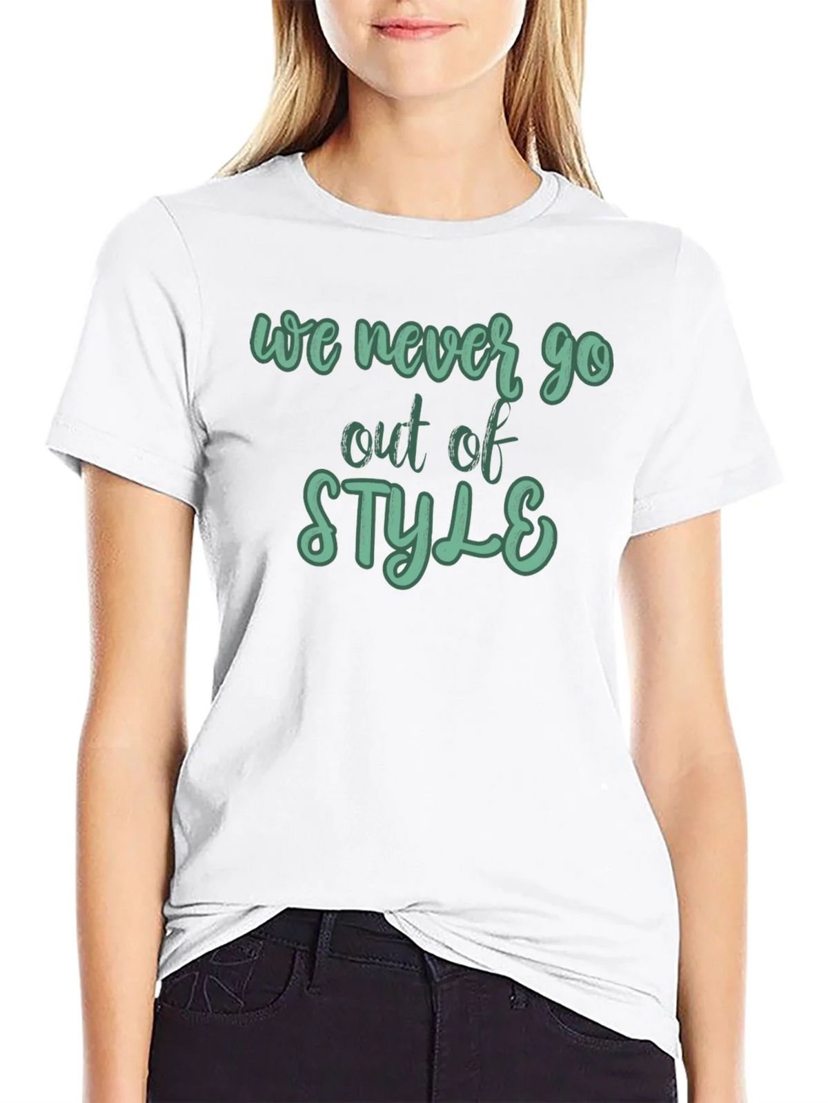 We Never Go Out of Style Graphic Tee - Black product image 8