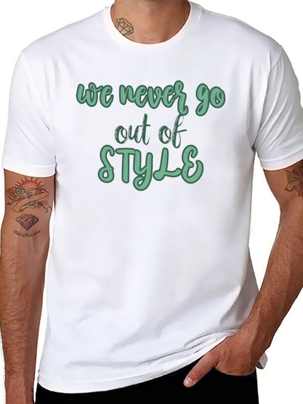 We Never Go Out of Style Graphic Tee - Black product image 7