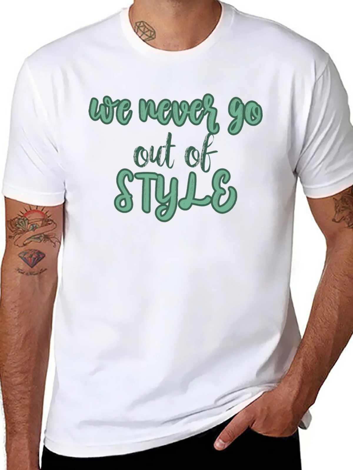 We Never Go Out of Style Graphic Tee - Black product image 7